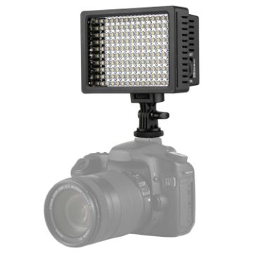 HD-160 White LED Video Light for Canon/Nikon DSLR with 3 Filters - 1