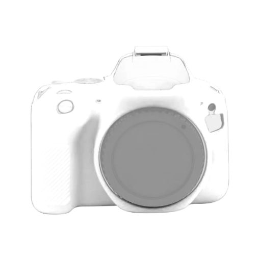 Canon EOS 200D/Mark II White Soft Silicone Protective Case - 1