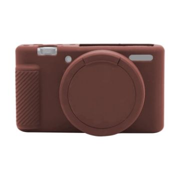Sony ZV-1 Soft Silicone Protective Case - Coffee Color - 1