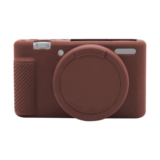 Sony ZV-1 Soft Silicone Protective Case - Coffee Color - 1