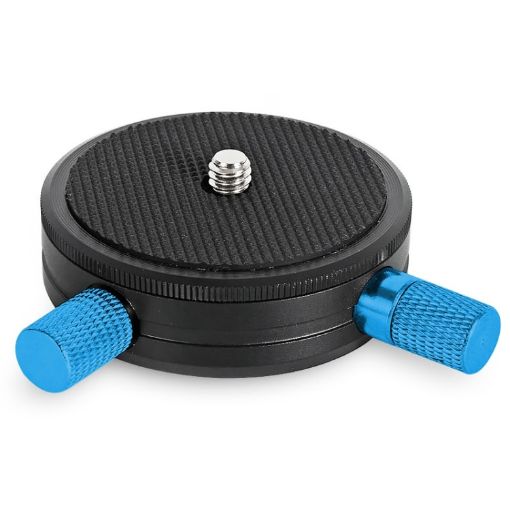 BEXIN QR-02 360 Rotation Quick Release Tripod Base Plate - Black - 1