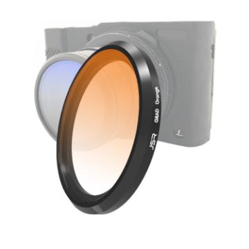 JSR Gradient Orange Lens Filter for Panasonic LUMIX LX10 - 1