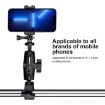 360 Rotation Adjustable Action Camera Holder for Bike/Motorcycle - Black - 6