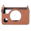 FUJIFILM instax mini Evo Leather Camera Case Bag with Strap (Brown) - 2