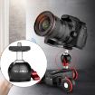 YELANGU 360 Panoramic Tripod Ball Head Adapter for Dolly Car - Black - 4