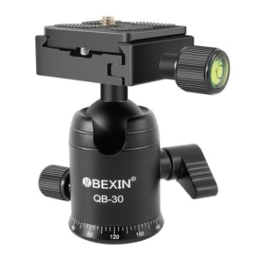 BEIXIN QB-30 360 Rotation Panorama Metal Ball Head w/ Quick Release Plate - 1