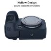 Canon EOS R7 Soft Silicone Protective Case - Black Cover - 6