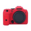 Canon EOS R7 Red Soft Silicone Protective Case - Durable Camera Cover - 1