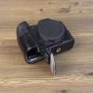 Canon EOS R7 PU Leather Camera Half Case Base, 1/4" Thread, Coffee - 4