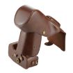Nikon D7200/D7100/D7000 Camera Case Bag PU Leather (Coffee) 18-200/140mm - 6