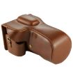 Nikon D7200/D7100/D7000 Camera Case Bag PU Leather (Brown) 18-200/18-140mm - 3
