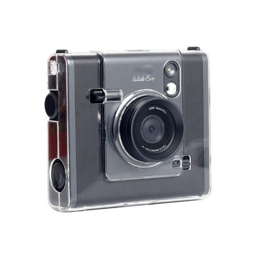 FUJIFILM instax WIDE Evo Crystal Shell Case with Strap - Transparent - 1