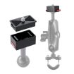 Metal Quick Release Base Adapter for GoPro, Insta360, DJI - Black - 1