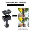 Metal Quick Release Base Adapter for GoPro, Insta360, DJI - Black - 5