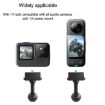 Metal Quick Release Base Adapter for GoPro, Insta360, DJI - Black - 8