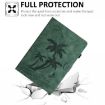 Samsung Galaxy Tab A8 10.5 2021 Coconut Tree Leather Case Green - 7