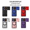 ZTE nubia Music CD Texture Sliding Camshield Magnetic Holder Case Purple - 2