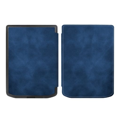 Pocketbook Verse/Verse Pro Retro Leather Tablet Case - Dark Blue - 1