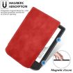 Pocketbook Verse/Verse Pro Retro Red Leather Tablet Case - Smart Cover - 8