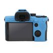 Sony ILCE7RM5/A7R5 Blue Litchi Texture Silicone Protective Case - 3