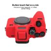 Sony ILCE7RM5/A7R5 Red Litchi Texture Silicone Protective Case - 5