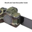 Sony ILCE7RM5/A7R5 Camouflage Litchi Texture Silicone Protective Case - 6