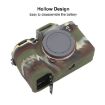 Sony ILCE7RM5/A7R5 Camouflage Litchi Texture Silicone Protective Case - 7