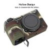 Sony ILCE-6700/A6700 Camouflage Litchi Texture Silicone Case - 7