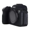 Canon EOS R6 Mark II Litchi Texture Silicone Protective Case - Black - 1