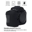 Canon EOS R6 Mark II Litchi Texture Silicone Protective Case - Black - 4