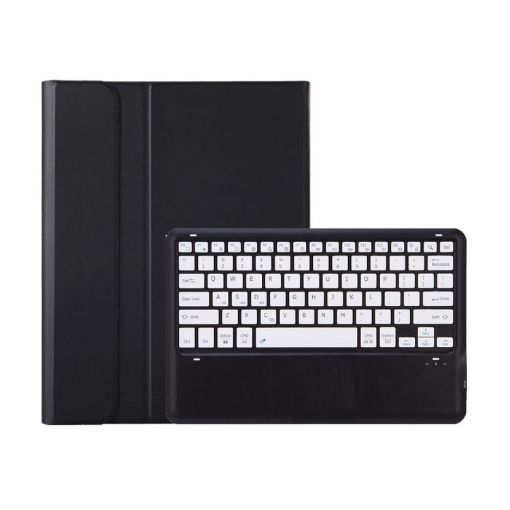 Vivo Pad 3/5 Pro Bluetooth Keyboard TPU Leather Case with Holder Black White - 1