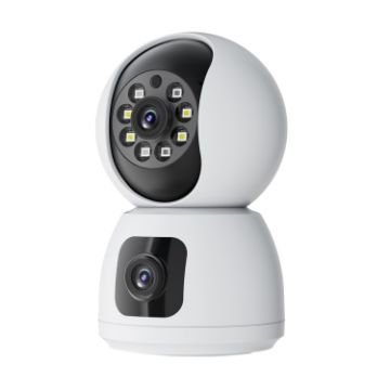 Y6203 4MP Zoom HD Indoor Waterproof Smart WiFi Camera, UK Plug, White - 1