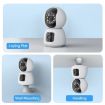 Y6203 4MP Zoom HD Indoor Waterproof Smart WiFi Camera, UK Plug, White - 6
