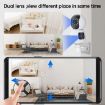 Y6203 4MP Zoom HD Indoor Waterproof Smart WiFi Camera, US Plug, White - 3