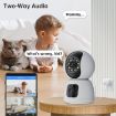 Y6203 4MP Zoom HD Indoor Waterproof Smart WiFi Camera, US Plug, White - 8