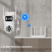 4MP Outdoor WiFi Camera, Two-way Voice, IP66 Waterproof, AU Plug, White - 3