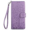 OPPO Find X8s+ Purple Tree & Deer Embossed Leather Phone Case - 2