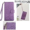 OPPO Find X8s+ Purple Tree & Deer Embossed Leather Phone Case - 5