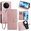 Vivo X200s Rose Gold Tree & Deer Embossed Leather Phone Case - 1