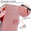Vivo X200s Rose Gold Tree & Deer Embossed Leather Phone Case - 7
