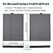 Microsoft Surface Pro 10 Light Grey Cloth Texture Protective Case - 2