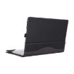 Microsoft Surface Laptop 6 13.5" Black Cloth Texture Leather Case Stand - 3