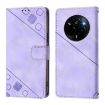 Realme Narzo 80/14 Pro 5G India Embossed Leather Case - Light Purple - 2