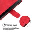 Realme 14 5G/P3 5G India Red Embossed Leather Phone Case - 5