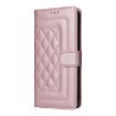 Xiaomi 14 Ultra Rose Gold Diamond Lattice Leather Flip Case - 2