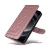 Xiaomi 14 Ultra Rose Gold Diamond Lattice Leather Flip Case - 5