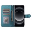 Xiaomi 14 Ultra Green Diamond Lattice Leather Flip Phone Case - 4
