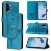 OnePlus Ace 5 Racing Butterfly Leather Phone Case - Blue - 1