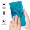 OnePlus Ace 5 Racing Butterfly Leather Phone Case - Blue - 5