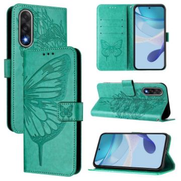 OnePlus Ace 5 Ultra Green Butterfly Embossed Leather Phone Case - 1